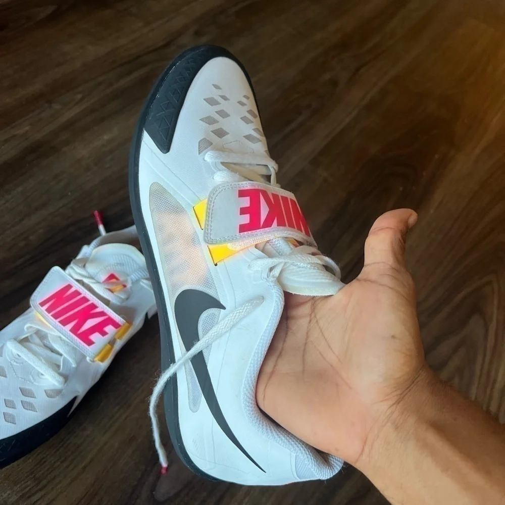 Nike Zoom Rival SD 2 “White Hyper Pink Orange” Men’s Size 12 Throwing Shoes